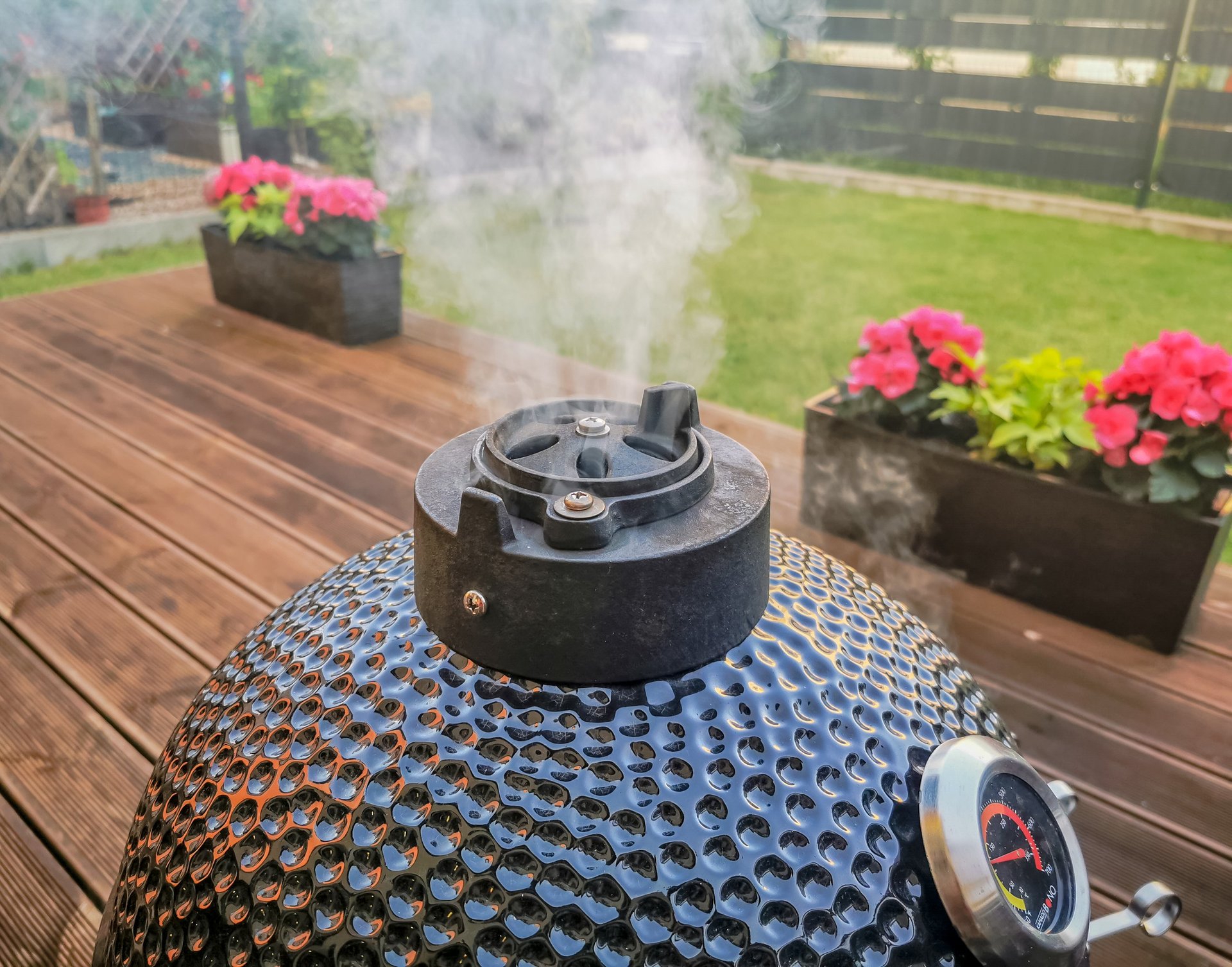 Big Green Egg outdoor cooking Pensacola Florida