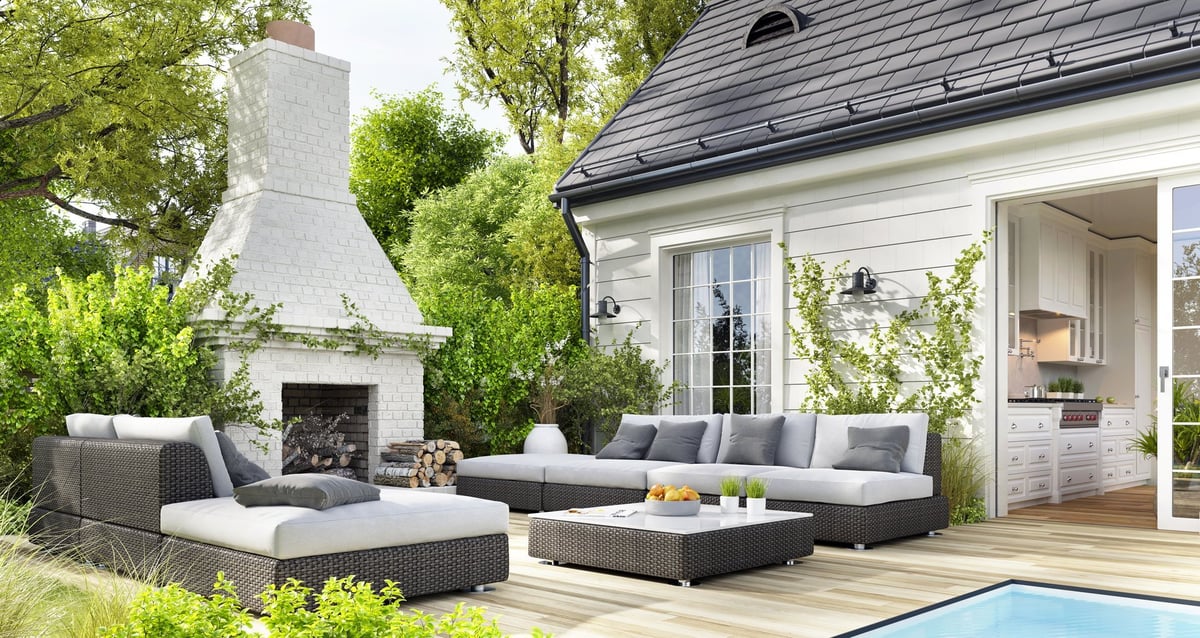 Berlin Gardens outdoor lounge seating — poly lumber sectional sofa, club chairs & chaise lounges in Pensacola FL